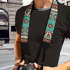 Picture of Goncariar Western Camera Strap for Photographers Aztec Neck Shoulder Strap with Quick Release Buckles for DSLR SLR Camera Sling Tribal Indian Native Camera Neck Strap Turquoise