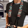 Picture of Goncariar Southwestern Cow Camera Strap Western Camera Sling Climbing Rope Camera Neck Shoulder Strap for Micro Single and DSLR Adjustable Camera Shoulder Sling Strap Cow Aztec