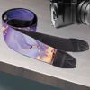 Picture of Pzuqiu Purple Marble Camera Straps Adjustable Shoulder Belt for Photographers with Quick Release Fit All DSLR/SLR Cameras Non-Slip Camera Strap for Women & Men