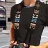 Picture of Coldinair Tribal Aztec Geometric Camera Strap 2" Wide Double Layer Leather Head Ends Soft Wide Shoulder Strap Belt for All Camera,Universal Neck & Shoulder Padded Camera Strap