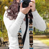 Picture of Coldinair Tribal Aztec Geometric Camera Strap 2" Wide Double Layer Leather Head Ends Soft Wide Shoulder Strap Belt for All Camera,Universal Neck & Shoulder Padded Camera Strap