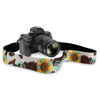 Picture of Coldinair Native Aztec 2" Wide Double Layer Leather Head Camera Straps for Photographers,Sunflower Adjustable Wide Strap Universal Shoulder Neck Strap Belt for All Cameras