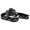Picture of GLENLCWE White Red Dog Paw print Camera Strap for Men Women Photographers Soft Camera Strap Adjustable Shoulder Neck Straps Fit Most Camera
