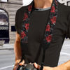 Picture of Kathyboom Red Roses Camera Strap for Photographers, Adjustable Camera Neck Strap with Quick Release Safty Buckles for DSLR SLR Digital Cameras Harness for Most Cameras