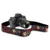 Picture of Kathyboom Rose Skull Camera Strap for Photographers, Adjustable Shoulder Straps with Quick Release Buckles for DSLR SLR Camera Neck Strap Fit for Most Cameras