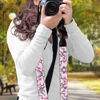 Picture of Kathyboom Cherry Blossom Bird Camera Shoulder Strap, Adjustable Camera Neck Strap with Quick Release and Safety Tether Quick Release Camera Crossbody Straps for Men Women Travel Outdoor