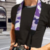 Picture of Kathyboom Purple Camouflage Camera Strap for Photographers, Adjustable Neck Strap Quick Release Safty Camera Shoulder Straps Camera Neck Strap for Men Women Travel Outdoor
