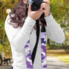 Picture of Kathyboom Purple Camouflage Camera Strap for Photographers, Adjustable Neck Strap Quick Release Safty Camera Shoulder Straps Camera Neck Strap for Men Women Travel Outdoor