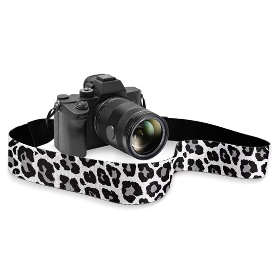 Picture of Kathyboom Cow Print Camera Strap for Photographers, Quick Release & Safety Camera Neck Straps Camera Strap Digital Cameras Harness Shoulder Straps for Men Women Travel Outdoor