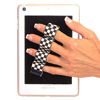Picture of LAZY-HANDS 4-Loop Grip (x1 Grip) for e-Reader - FITS Most - Black & White Checkers