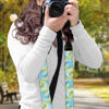Picture of Boatee Blue Green Tie Dyeing Camera Straps For Photographers Digital Camera Wrist Strap Camera Harness For Photographers for ALL DSLR/SLR Cameras Padded Camera Strap