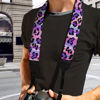 Picture of Boatee Purple Leopard Print Camera Strap Great Gift for Men&Women Binocular Straps Camera Sling Strap Camera Harness For Photographers Multi-function Straps