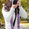 Picture of Boatee Purple Leopard Print Camera Strap Great Gift for Men&Women Binocular Straps Camera Sling Strap Camera Harness For Photographers Multi-function Straps