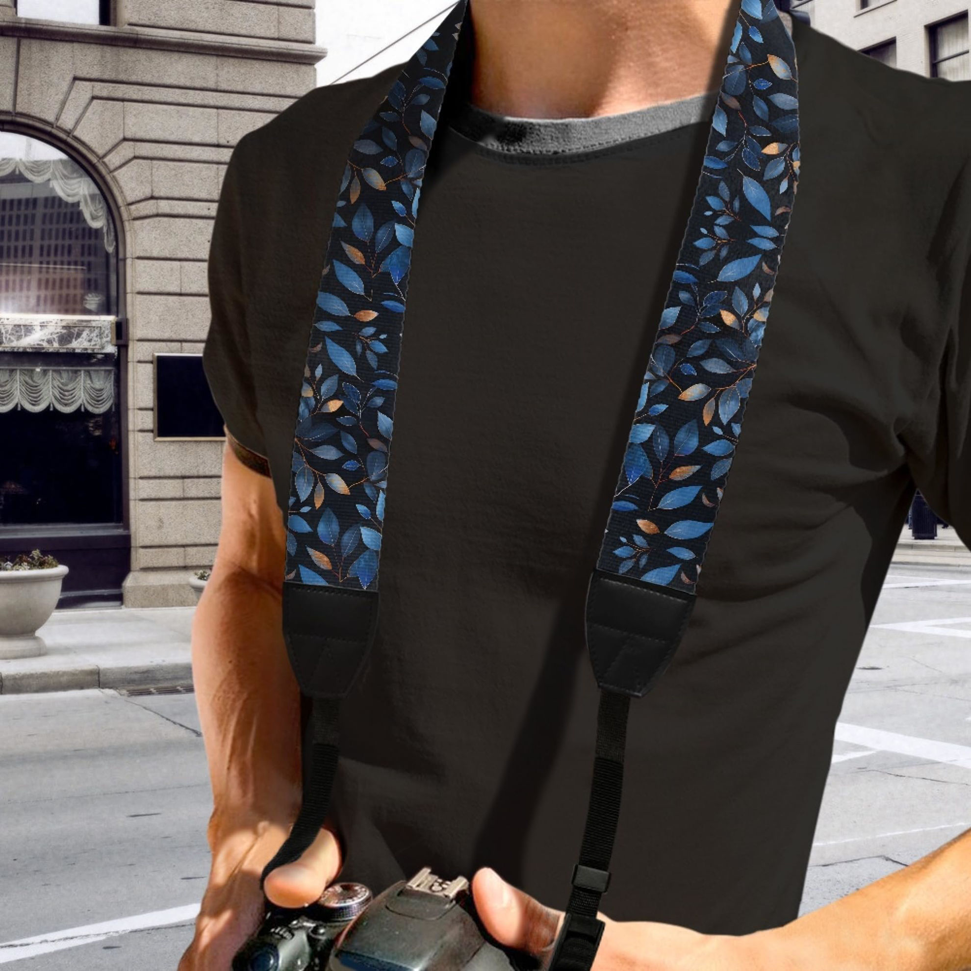 GetUSCart- Boatee Aesthetic Leaves Camera Strap Cross Body Camera Strap ...
