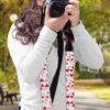 Picture of Boatee Heart Camera Strap Camera Lanyard Camera Straps for Photographers Valentine's Day Gifts Camera Strap Crossbody Film Camera Strap Digital Camera Wrist Strap Camera Holder Strap White
