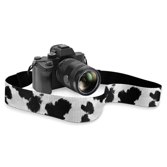 Picture of Boatee Cow Stripes Camera Strap Long Camera Strap Camera Harness For Photographers Multi-function Universal Fit Neck Shoulder & Crossbody Strap Quick Release Dslr Strap