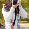 Picture of Boatee Retro Flowers Strap for Camera Quick Release Camera Strap Personalized Camera Strap for ALL DSLR/SLR Cameras Vintage Thin Strap Camera Long Neck Strap Men & Women