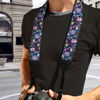 Picture of Boatee Hippie Flower Camera Strap Cross Body Camera Strap Multi-function Camera Lanyard Neck Strap for ALL DSLR/SLR Cameras Camera Harness For Photographers