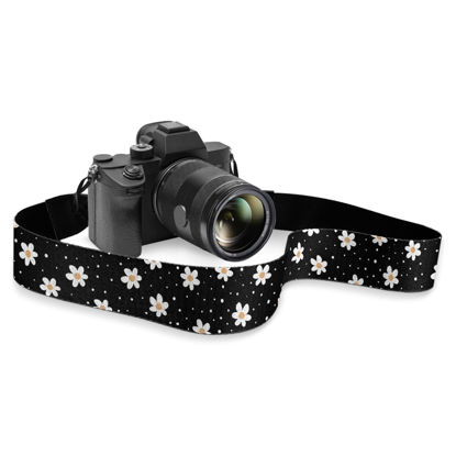 Picture of Boatee Plumeria Rubra Thin Camera Strap Camera Lanyard Neck Strap Cross Body Camera Strap Wrist Strap Camera Multi-function Camstrap - Hands-Free Strap For Cameras