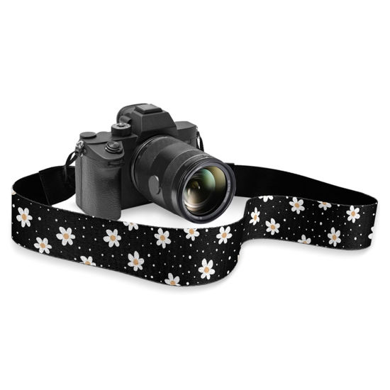 Picture of Boatee Plumeria Rubra Thin Camera Strap Camera Lanyard Neck Strap Cross Body Camera Strap Wrist Strap Camera Multi-function Camstrap - Hands-Free Strap For Cameras