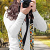 Picture of Boatee Aesthetic Flower Camera Strap Quick Release Camera Straps For Photographers Cross Body Universal Camera Strap Adjustable Multi-function Thin Strap Accessories