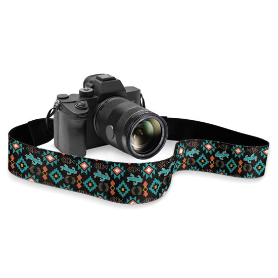 Picture of Boatee Southwest Aztec Cactus Adjustable Camera Strap Camera Shoulder Strap Personalized Camera Strap Great Gift for Men&Women Camstrap - Hands-Free Strap For Cameras Shoulder Strap