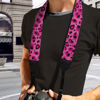 Picture of Boatee Pink Leopard Print Adjustable Camera Strap Thin Camera Strap for ALL DSLR/SLR Cameras Shoulder Strap Universal Quick Release Camera Strap Cotton Carrier Camera Harness