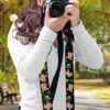 Picture of Boatee Green Hat Clover Dog Camera Strap Cute Neck Strap Adjustable Camera Straps for Photographers St. Patrick's Day Gifts Camera Strap Quick Release Film Camera Strap Black