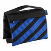 Picture of Flashpoint Empty Saddle Sandbag, Water-Resistant Cordura Nylon - (15 lb Capacity, Blue & Black Stripes)