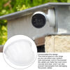 Picture of Universal DS1250ZJ Security Camera Accessory and Mounting Bracket, Sun Rain Shade Security Camera Cover for Homes for Outdoors, 11 x 8.3 x 6.3 inch (White)