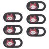 Picture of KOMBIUDA 6pcs Camera Cover Laptop Camera Slider Anti- Peeping Privacy Cover Webcam Privacy Covers Stickers for Phones Decorative Webcam Cover Sliding Webcam Cover Plastic Blocker Computer