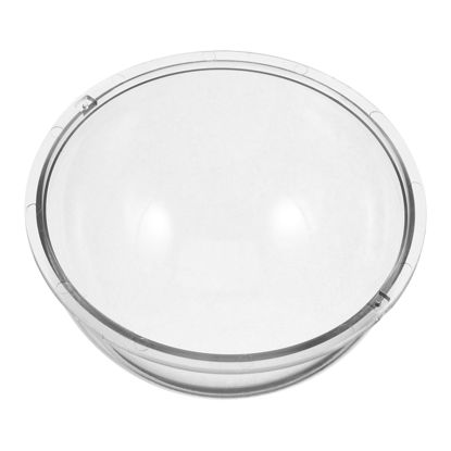 Picture of Housoutil Security Camera Rain Cover Dome Cover Acrylic Clear Security Camera Sun Cover Shield Protector Shade Weatherproof CCTV Outdoor Camera Weather Protection Shelter Sunshade