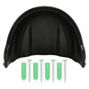 Picture of Outdoor Camera Cover, Security Cam Sun Rain Shade Cover, ABS Plastic Protective Roof, for Hemispherical and Ball Head Surveillance Cameras, 11.0 x 8.3 x 6.3in (Black)