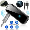 Picture of 2in1 USB Wireless Audio Adapter 3.5mm Aux Car Bluetooth 5.0 Transmitter Receiver Accessory