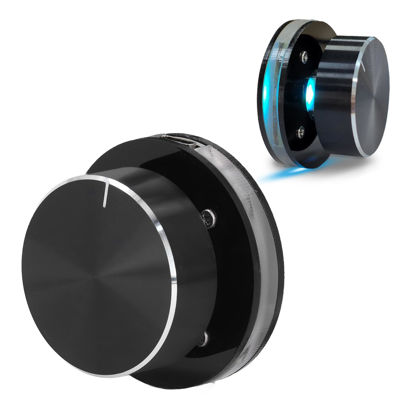 Picture of USB Volume Control, Volume Knob Lossless Audio Computer with USB Cable, Computer Sound Controller with RGB Light, Mute Volume Control for XP, MAC, Vista, Win 7, 8, 10, Android