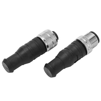 Picture of 1 Pair Male Female Terminating Kit, for NMEA2000 Male Female Terminator Resistor 5Pin M12 Thread IP67 Waterproof for Lowrance Networks Boat/Yacht Parts & Accessories