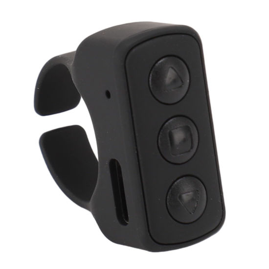 Picture of Sanpyl Remote Scrolling Ring for TikTok, Bluetooth Ring Controller Page Turner for Kindle, Camera Shutter Remote Control for Smartphone Camera (Black)
