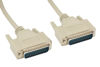 Picture of CompuCablePlus RS-232 Serial Cable Shielded, Molded, Beige (DB25 to DB25, Male to Male, 3 Feet)