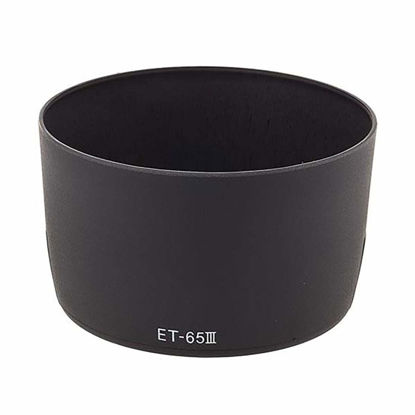 Picture of Adorama Dedicated Lens Hood for Canon EF 85/1.8, EF 100/2, EF 135/2.8 SF, EF 100-300/4.5-5.6 USM, EF 70-210/3.5-4.5 USM (ET-65 III)