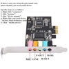 Picture of pizarra PCIe Sound Card 5.1, PCI Surround Card 3D Stereo Audio with High Sound Performance PC Sound Card CMI8738 Chip