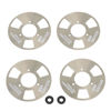 Picture of GOWENIC Reel to Reel Cassette Tape, Blank Cassette Tape Kit 4 Rolls 2 Wheels, Premium Material, Stable Performance, Professional Design, for Music Recording (Black Grey)