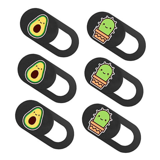 Picture of 6pcs Camera Cover Webcam Cover Slide for Tablet Webcam Cover Slide for Desktop Webcam Cover Slider Webcam Cover Slide for Computer