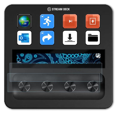 Picture of Bruni Screen Protector compatible with Elgato Stream Deck Plus Protector Film, crystal clear Protective Film (2X)