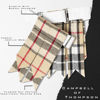Picture of UMAM Kilt Flashes for Men with Heavy Buckle Adjusters, Plain & Tartan Kilt Sock Flashes. (Campbell of Thompson 017FLBU)