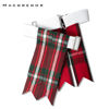 Picture of UMAM Kilt Flashes for Men with Heavy Buckle Adjusters, Plain & Tartan Kilt Sock Flashes. (Macgregor 019FLBU)