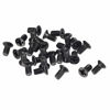 Picture of uxcell M3 x 6mm Phillips Screw Fastener Black for Laptop PC TV Fan Switch 500pcs