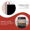 Picture of Mobestech Desktop Camera 2 PCS Computer Webcam Slide Cover Heart Shaped Laptop Privacy Blocker Camera Guard Cover Slide Phone Blocker Sticker for Women and Men