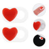 Picture of Mobestech Desktop Camera 2 PCS Computer Webcam Slide Cover Heart Shaped Laptop Privacy Blocker Camera Guard Cover Slide Phone Blocker Sticker for Women and Men