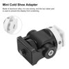 Picture of Sanpyl Mini Cold Shoe Adapter, Aluminum Alloy Monitor 360°Ball Head Tripod Cold Shoe Mount Adapter, 1/4 Inch Screw for SLR Camera(Silver Gray)