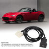 Picture of Gavigain Aux Socket Audio Switch Cable, Car Stereo Aux Socket Audio Switch Cable Stereo Wire Harness Replacement for Mazda 2 3 5 6 MX5 RX8 CX7 CX9 Black